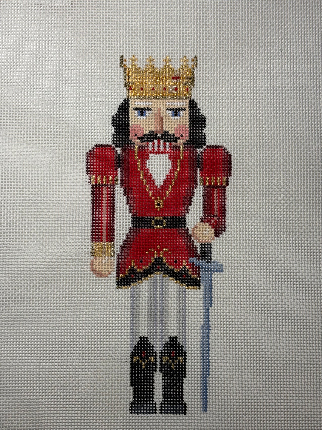 4486 Red & Black King Nutcracker - MKT3