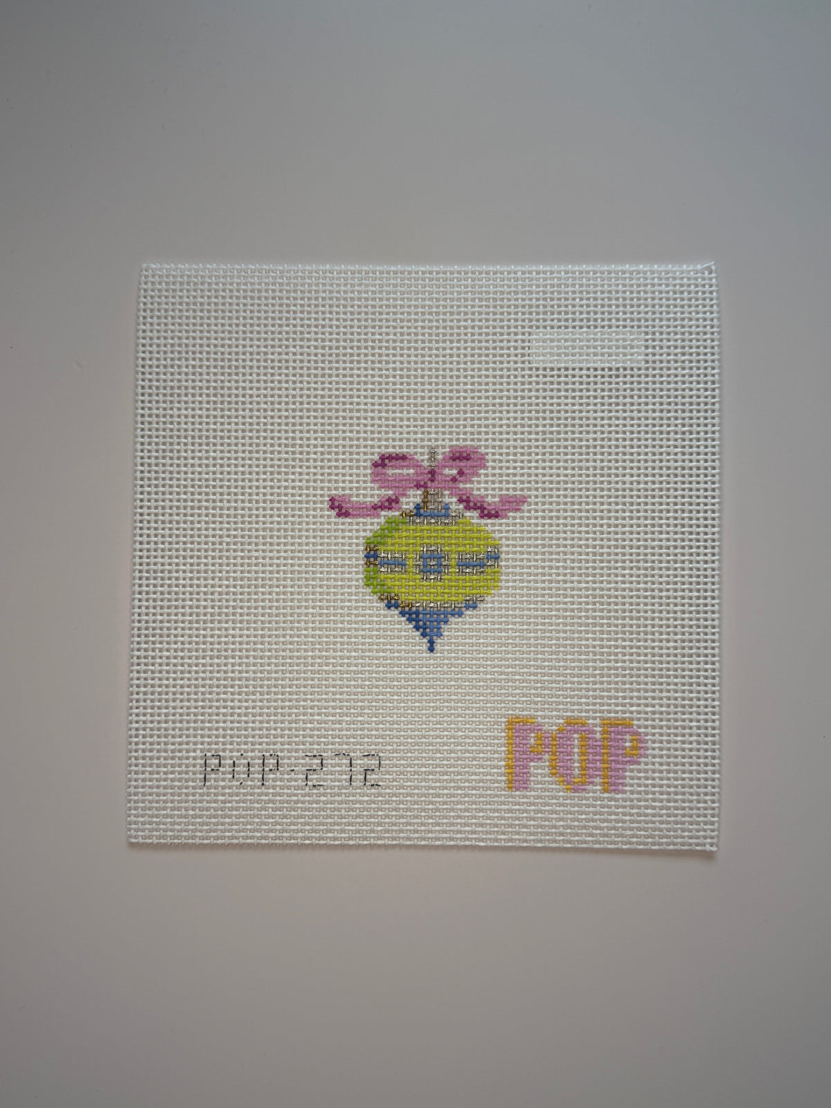 POP-272 Retro Ornament - Teal/Periwinkle - MKT
