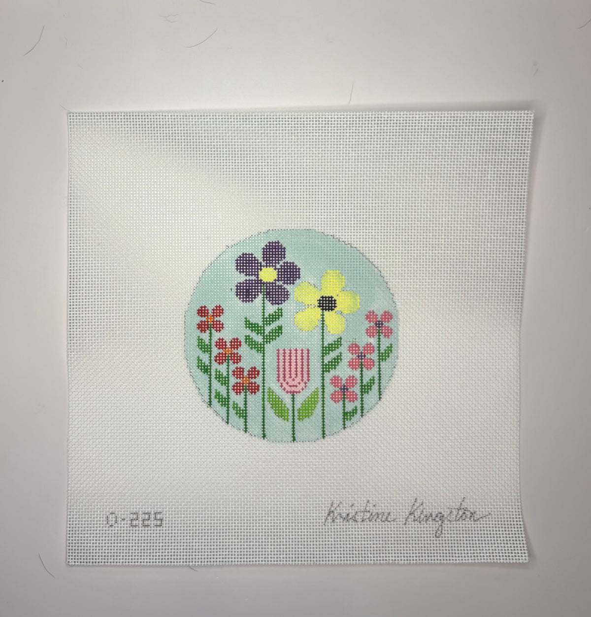 KKO225 Florals on Blue - MKT3