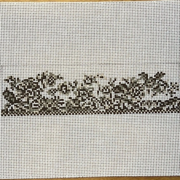 KW044 Transferware Napkin Ring-Brown - TS