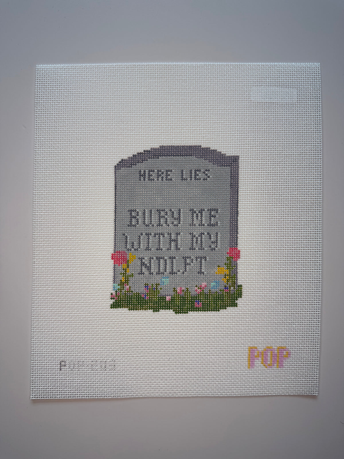 POP-203 Bury me with my Needlepoint - MKT