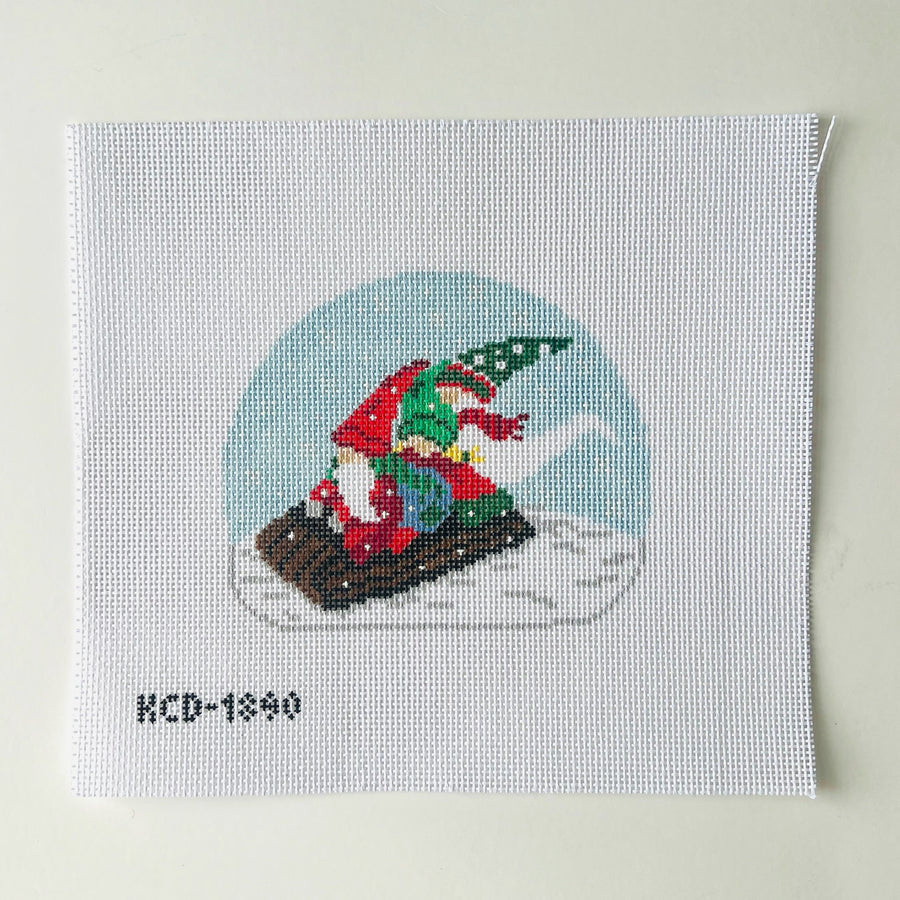 KCD1890 Clark, Sally and Ned Gnomes on Sled - TS