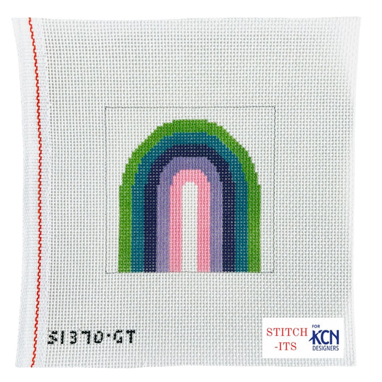 Green/Teal Rainbow Square SI270GT