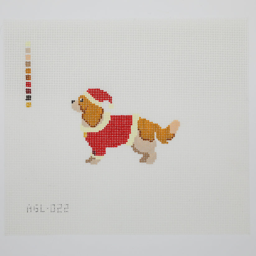 AGL-022 Santa Cavalier King Charles Spaniel