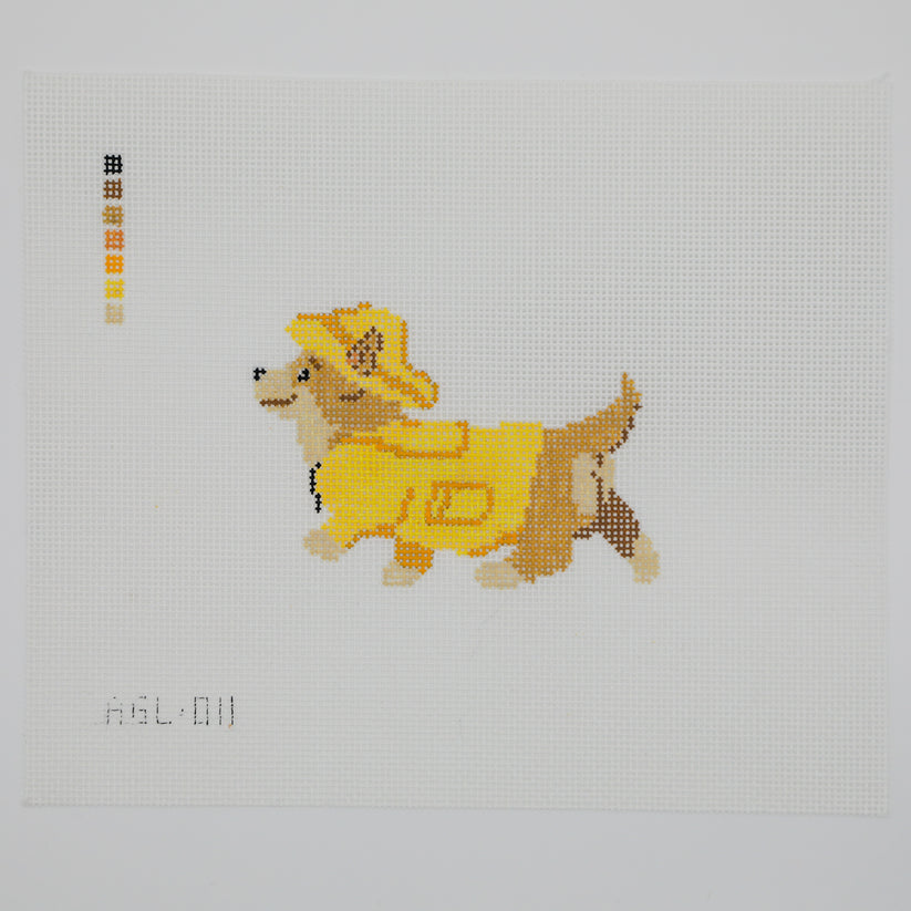AGL-008 Corgi in a Raincoat