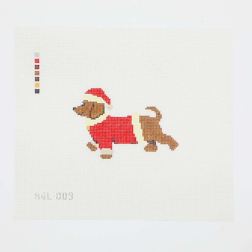 AGL-009 Santa Dachshund