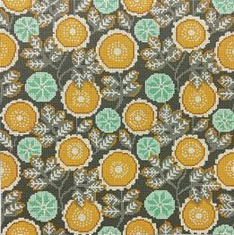 ©JD 4014VY ARTISAN FLORAL-VINTAGE YELLOW - TS