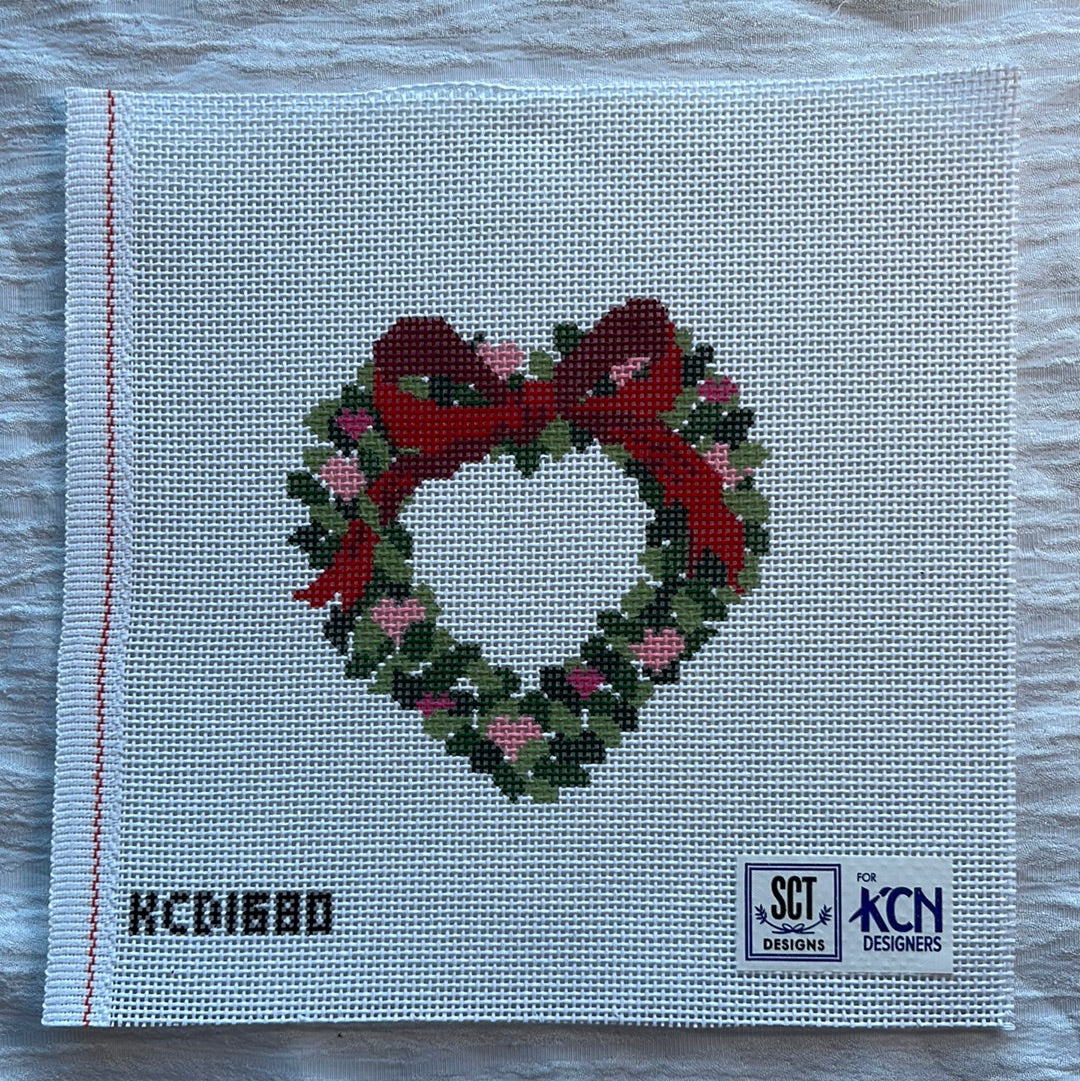 KCD1680 Valntines with Hearts Wreath