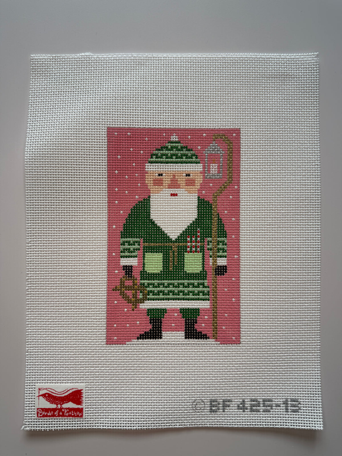 BF425-13 Santa on Pink - MKT