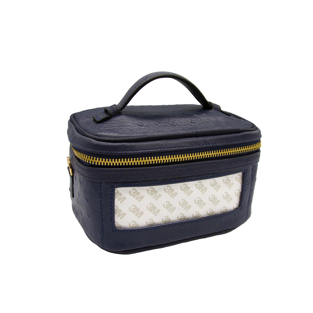 Leather Self-finishing Vanity Bag
