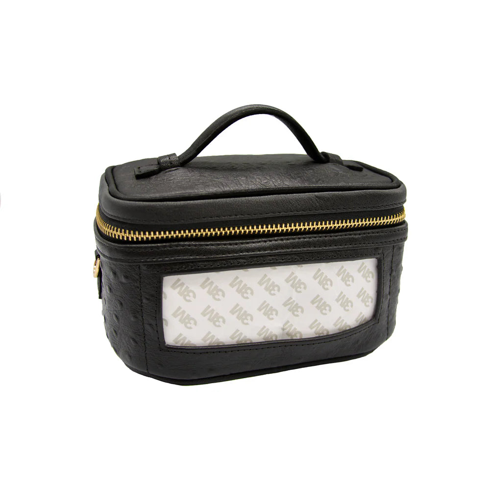 Leather Self-finishing Vanity Bag