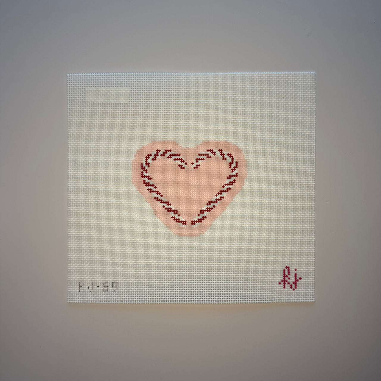 KJ-69 Candy Cane Heart 1
