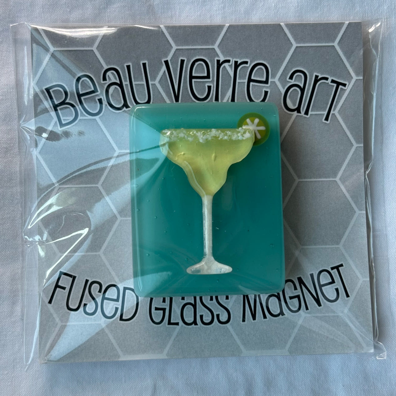 Margarita Fused Glass Needle Minder