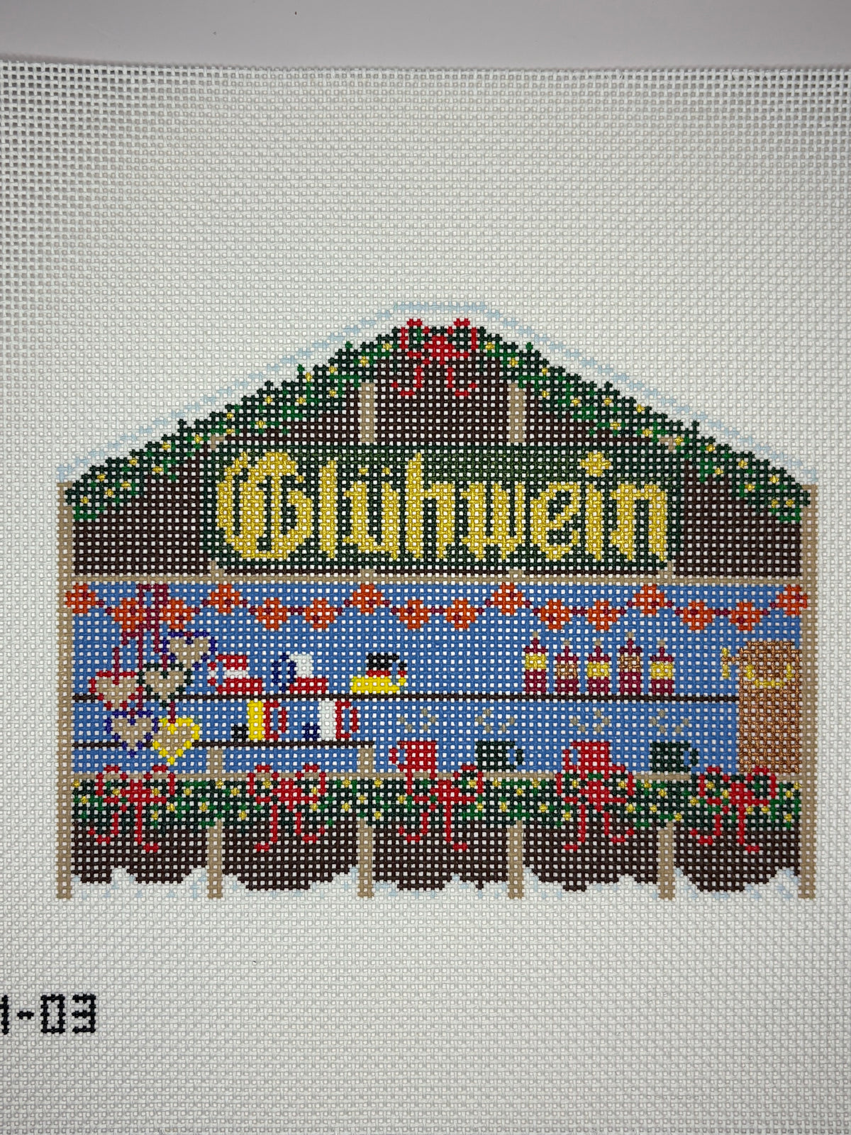 ECM-03 European Christmas Market Gluhwein Stall 13 mesh