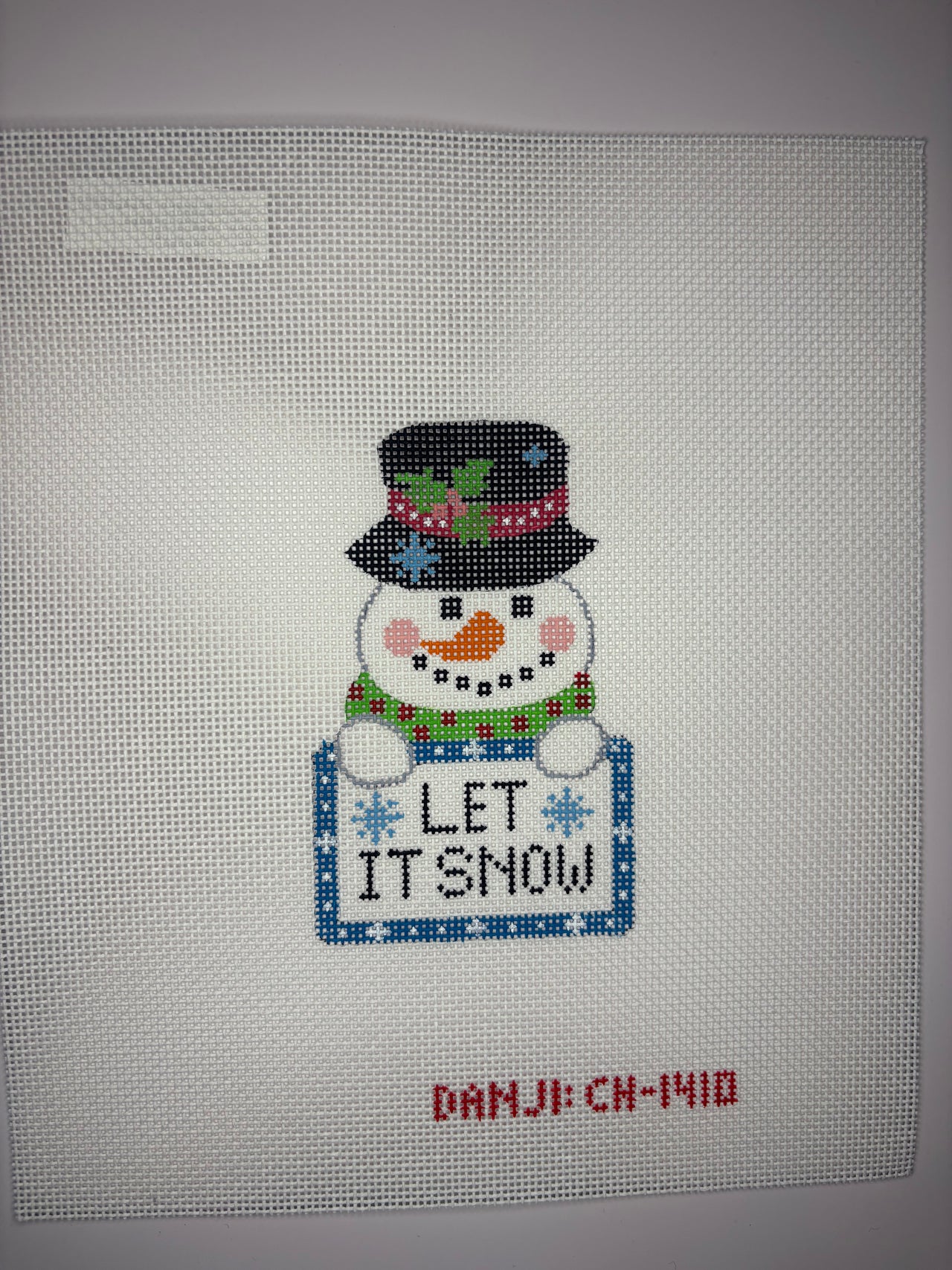 CH-1410 Snowman Tag - Let it Snow