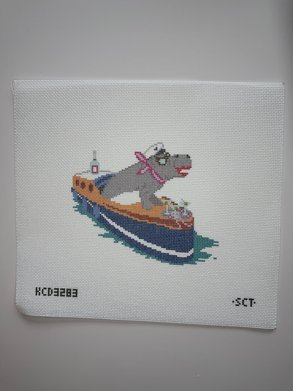 KCD3283 Dolce Vita Wooden Boat Club Hippo - MKT