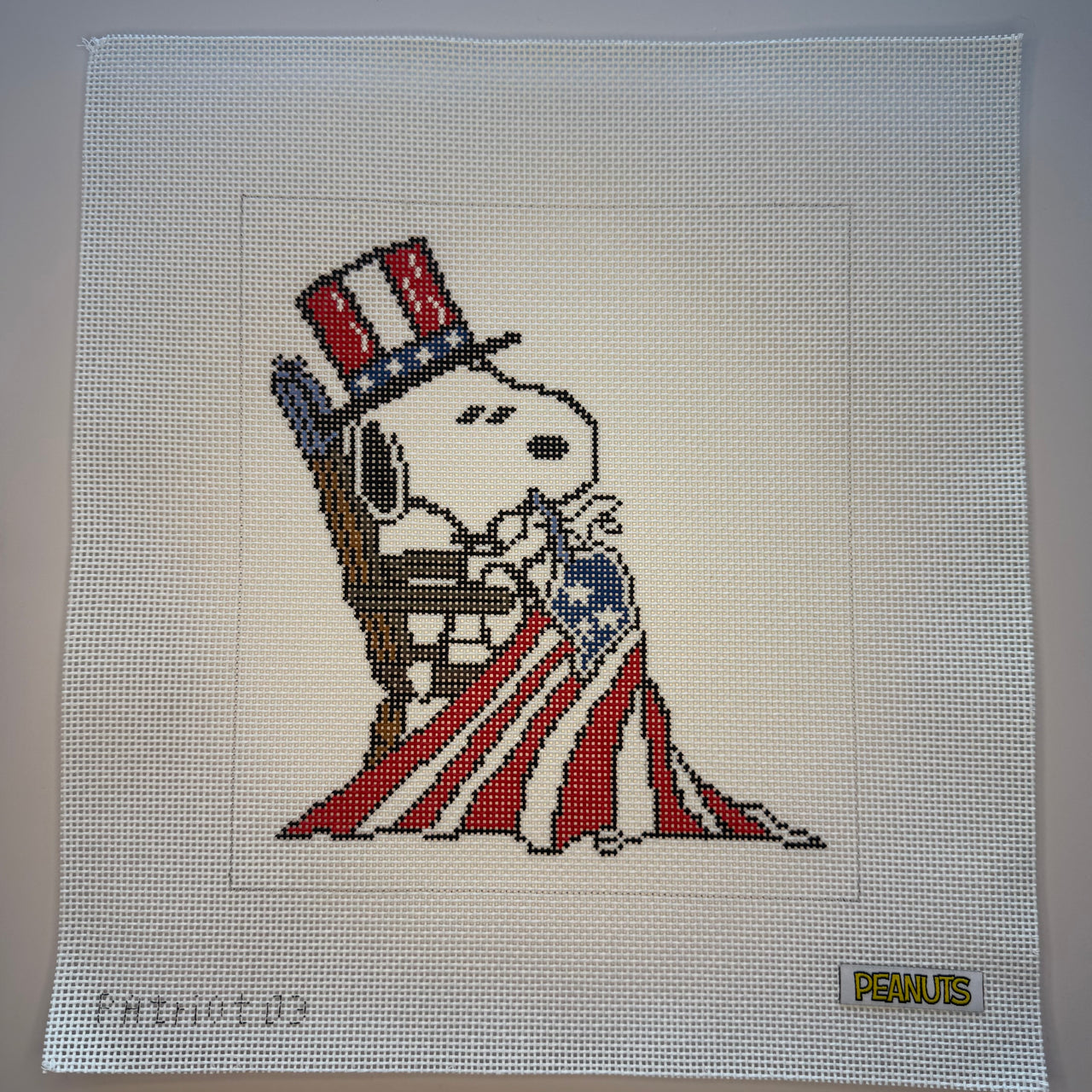 PEANUTS Patriotic PATRIOT03 Snoopy Sewing Flag - MKT