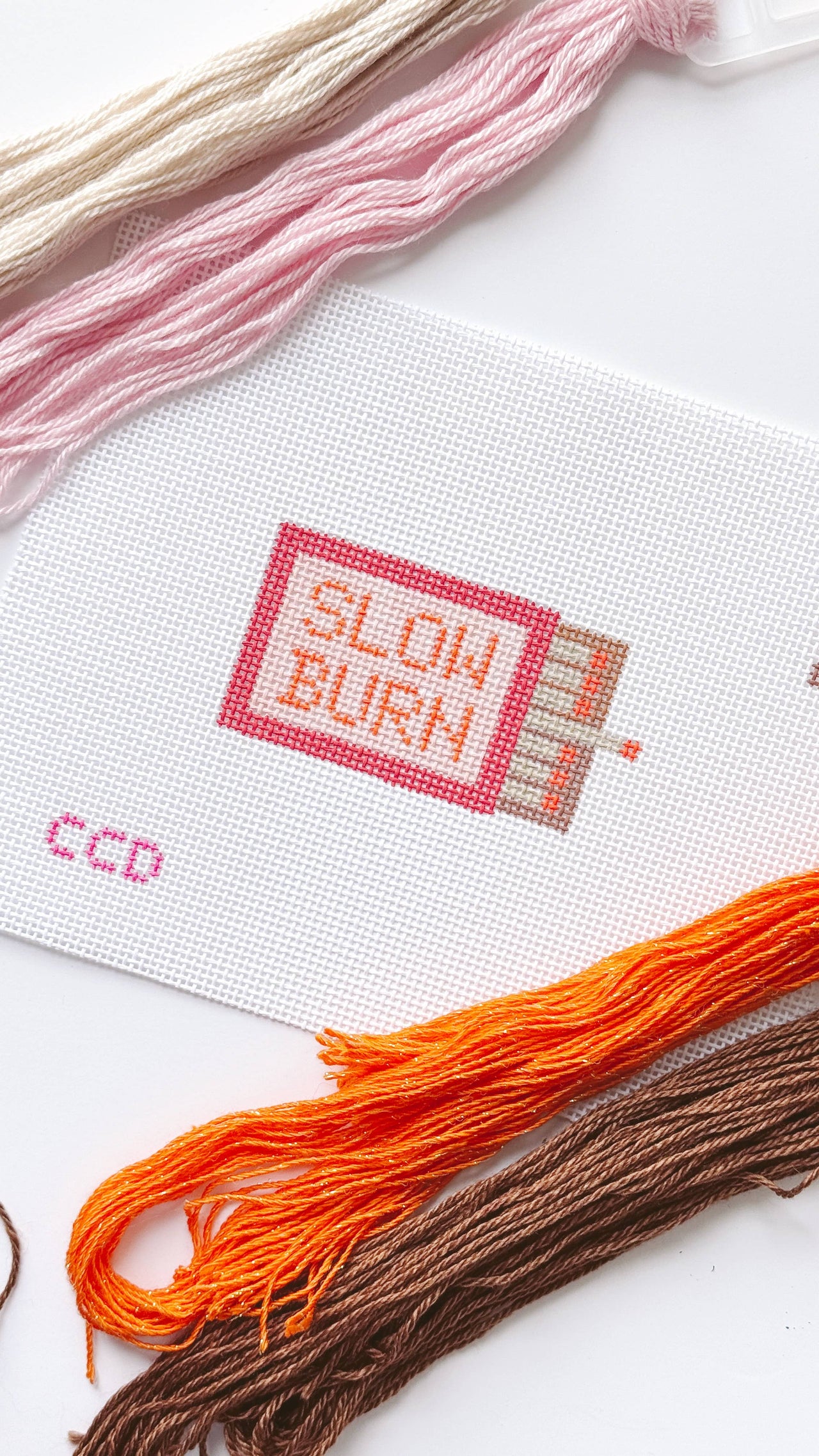 Slow Burn Matches Canvas