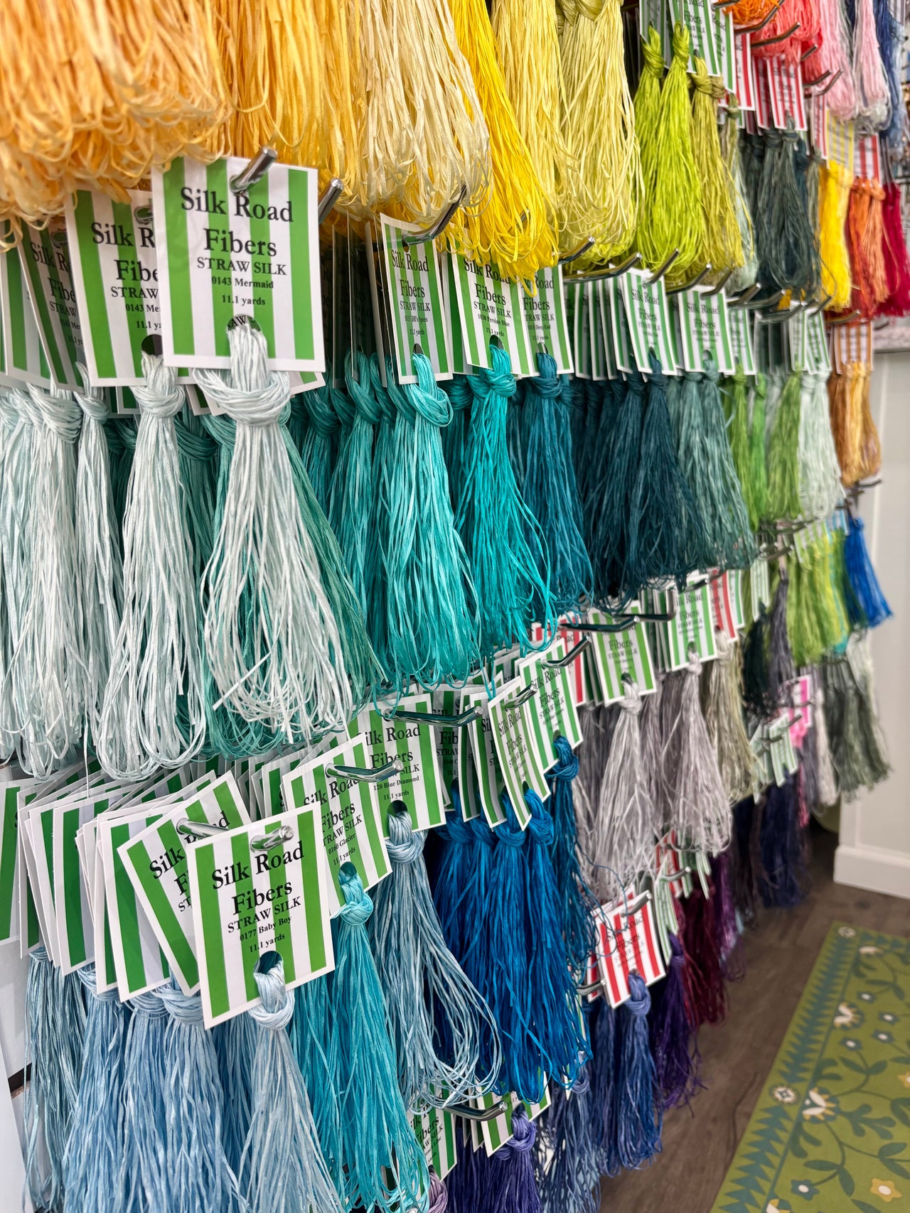 Silk Road Fibers-Silk Straw Singles