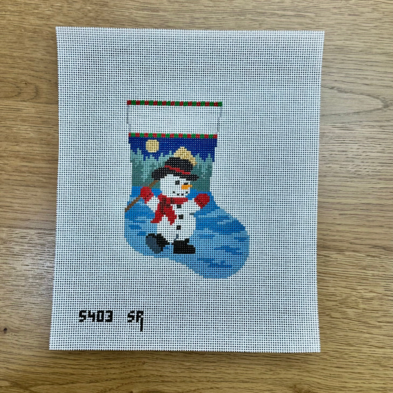 SR5403 Dancing Snowman, Mini Stocking - TS