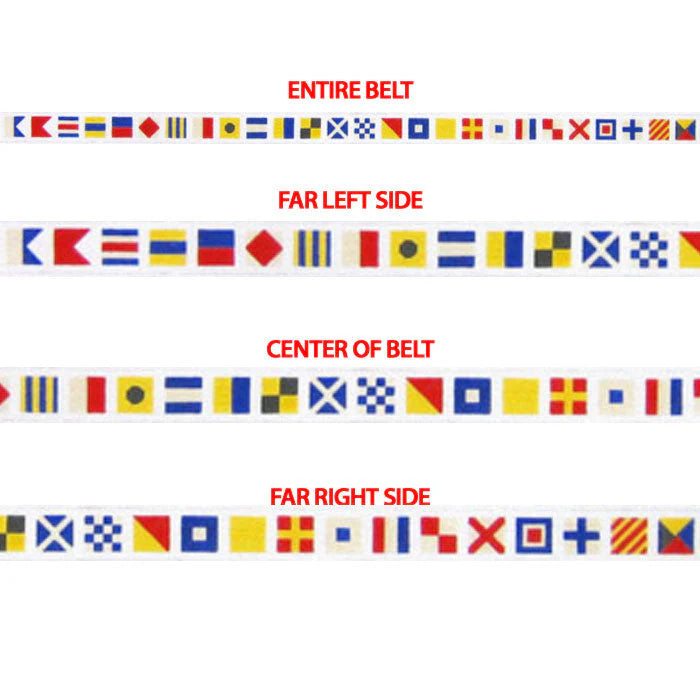 EA546 Signal Flag Alphabet Belt