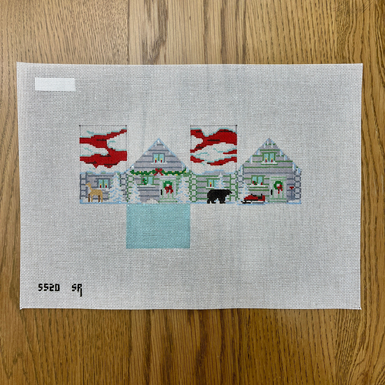 SR5520-18 Cabin In Woods, Mini House - 18 mesh - TS