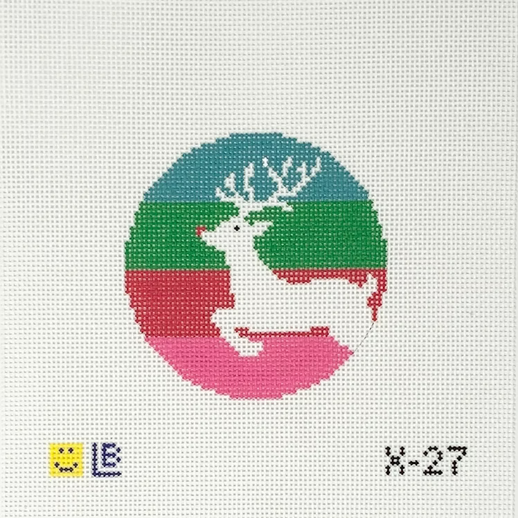 X-27 Reindeer on Stripes