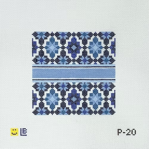 Portuguese Tiles Square - Blue P-20