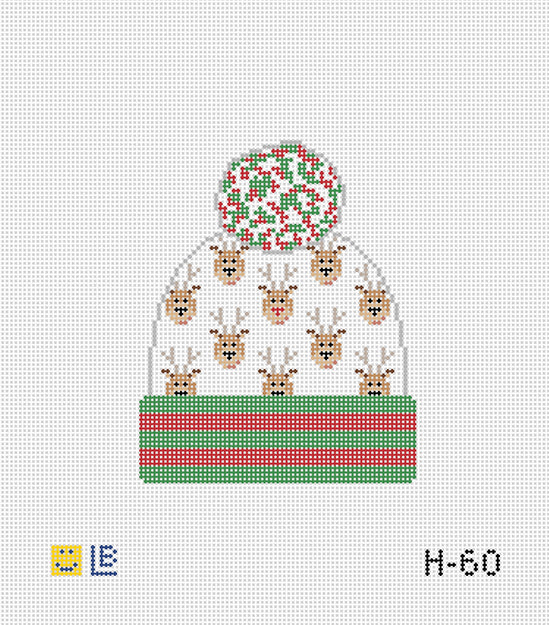 H-60 Beanie - Reindeer