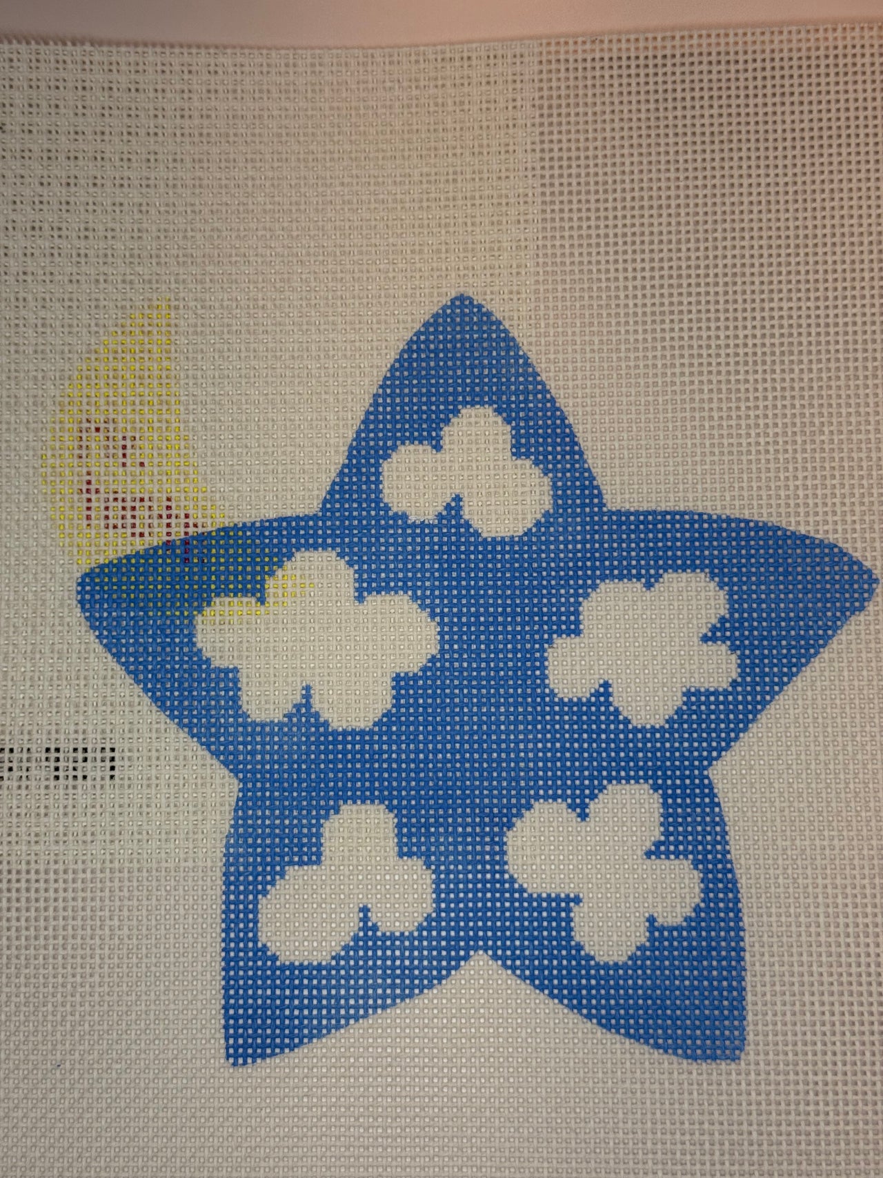 SI429A Blue Star Tooth Fairy Pillow - MKT
