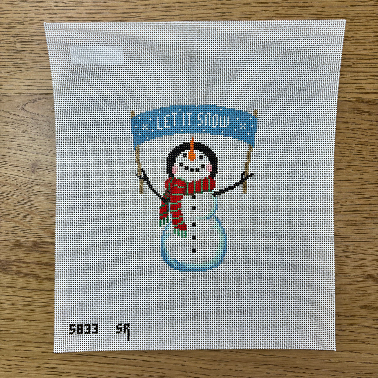 SR5833 Banner Snowman, Ornament - TS