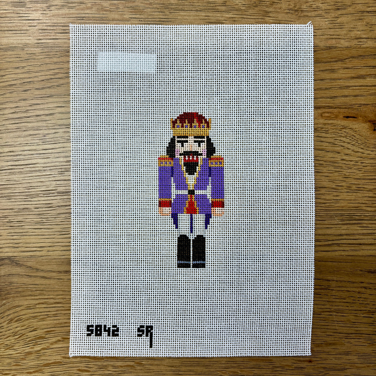 SR5842 Purple King Nutcracker, Ornament - TS