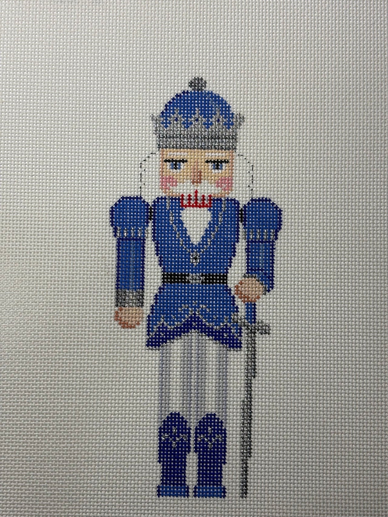 4362 Nutcracker - Blue, White and Silver King - MKT3