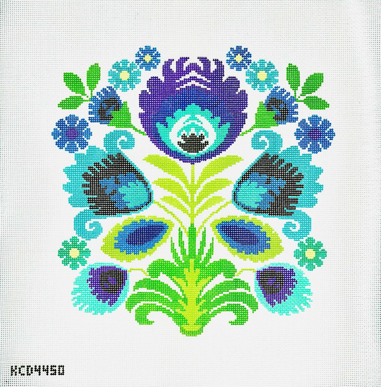 KCD4450 Polish Folk Design - Purple Flower - TS