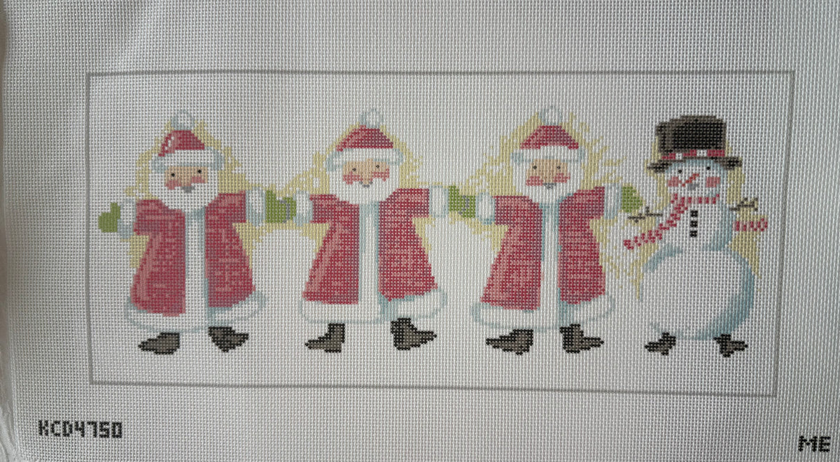 KCD4750 Santa and Snowman Bolster - MKT