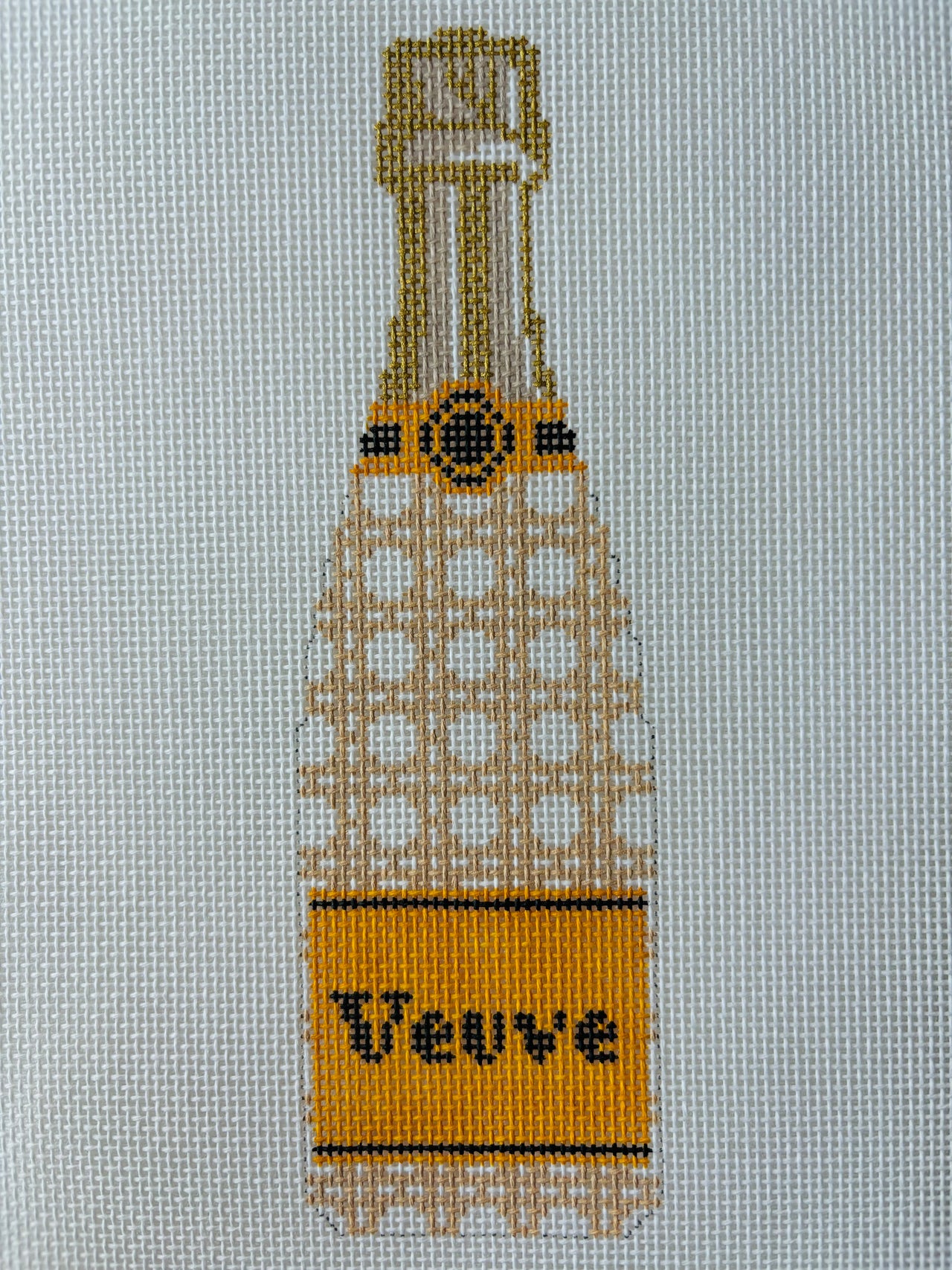 Veuve Bottle - Rattan Cane CLV004-RC