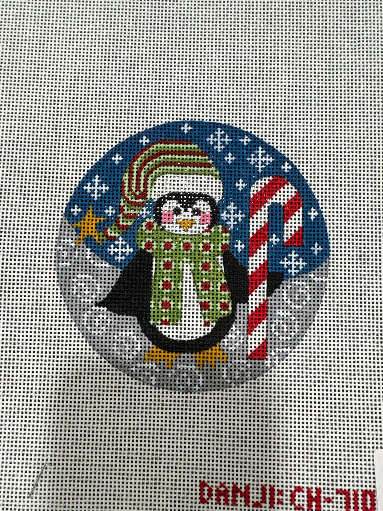 CH-710 Penguin with Candy Cane