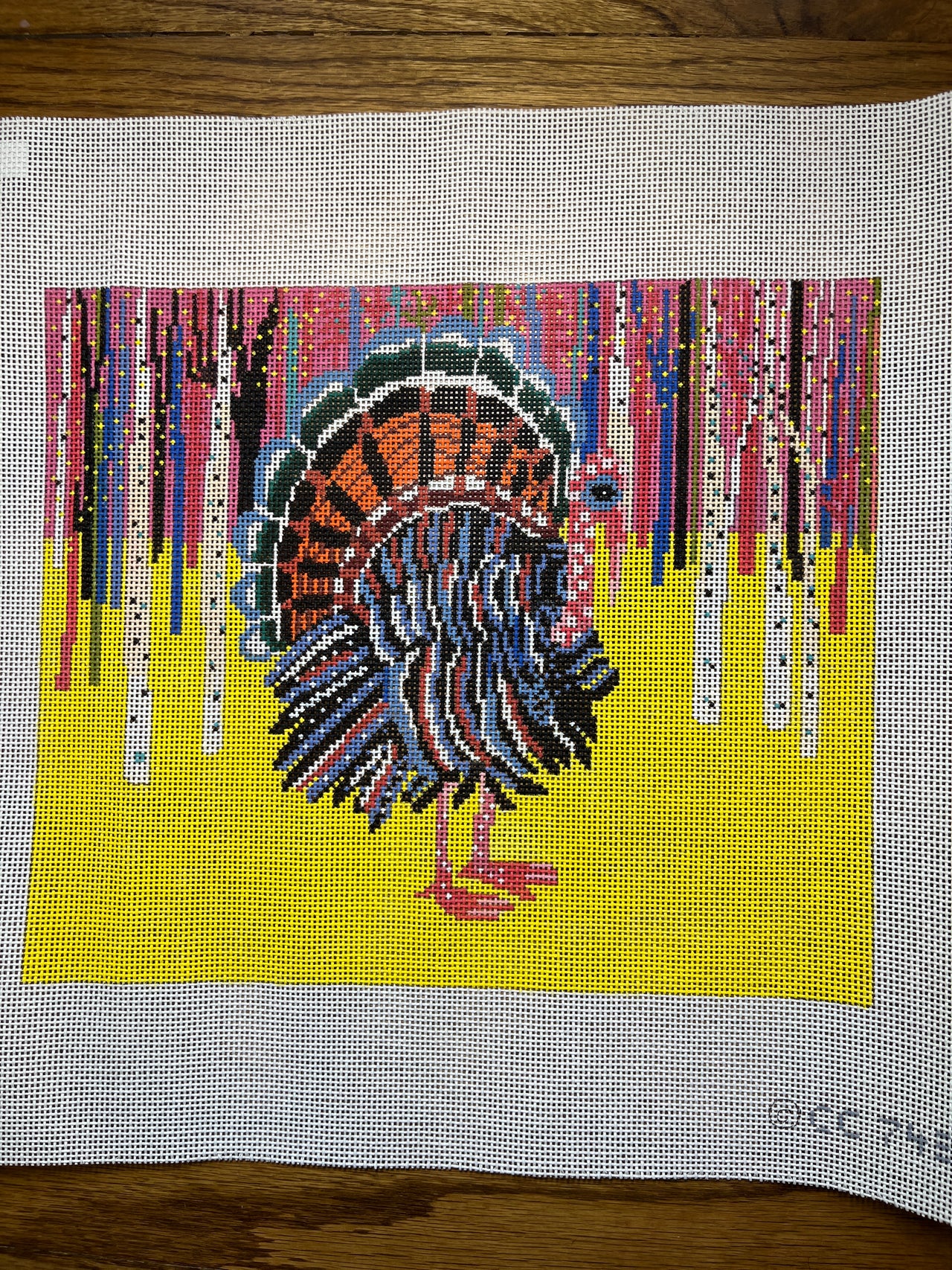 CC743 Turkey in Birch Forest