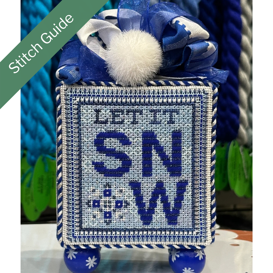 Let it Snow Canvas + Stitch Guide by Melissa MacLeod