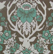 ©JD 4006B ANTLER DAMASK-BURLAP - TS
