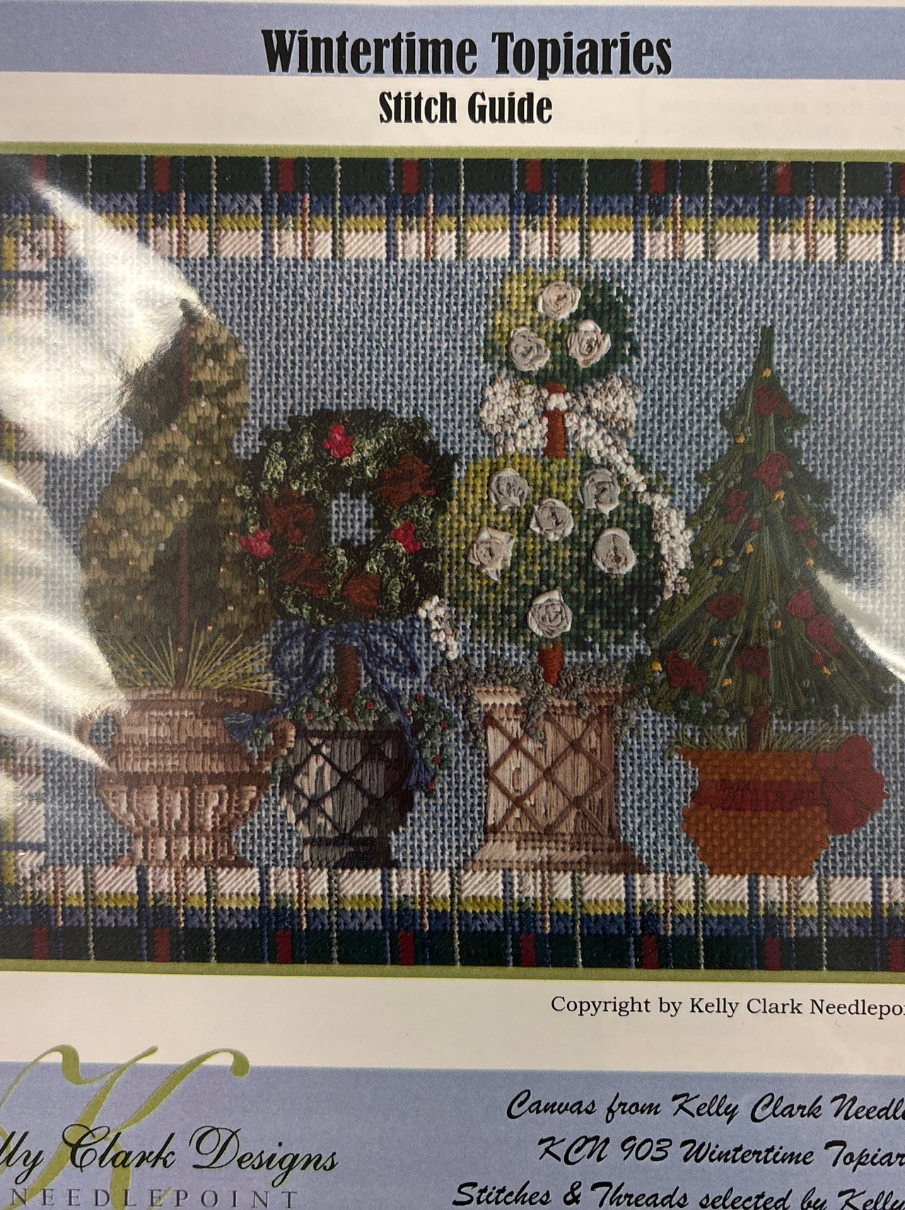 KC-KCN903SG Winter Topiaries Stitch Guides - TS