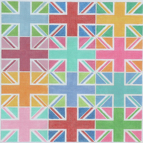 PL-102 Union Jack Multi Color Blocks - TS