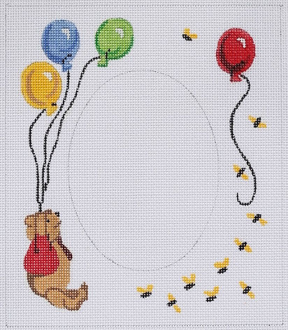 FR-17 Frame – Winnie the Pooh w/ Balloons & Bees - TS