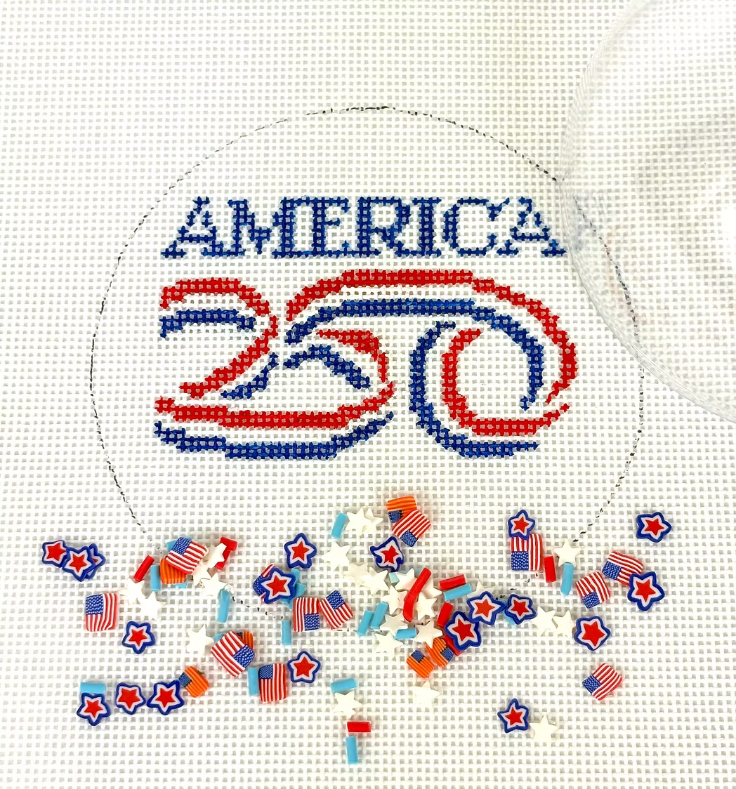 OMD-61 America 250 domed ornament - Kate Dickerson