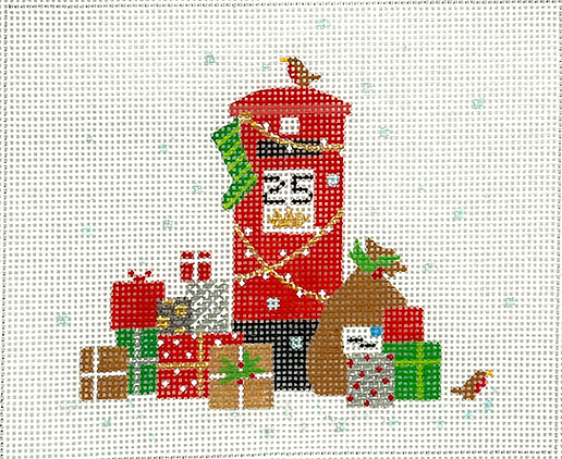 KH-PL-29 Klara Hawkins – London Christmas – Letter Box w/ Gifts      - TS