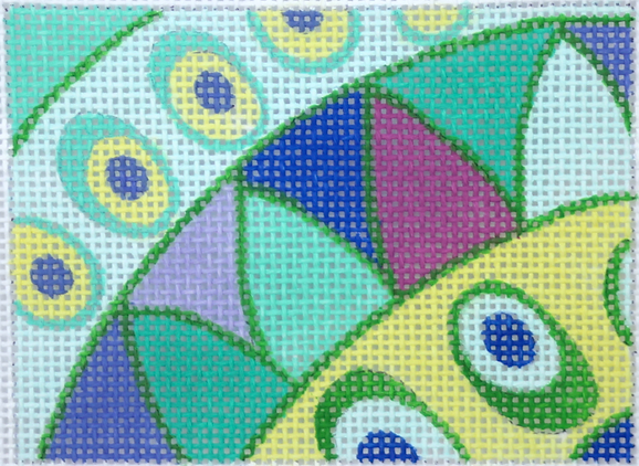 INSPCC-27 Planet Earth Credit Card Case Insert – Pucci – blues, greens & purples - TS