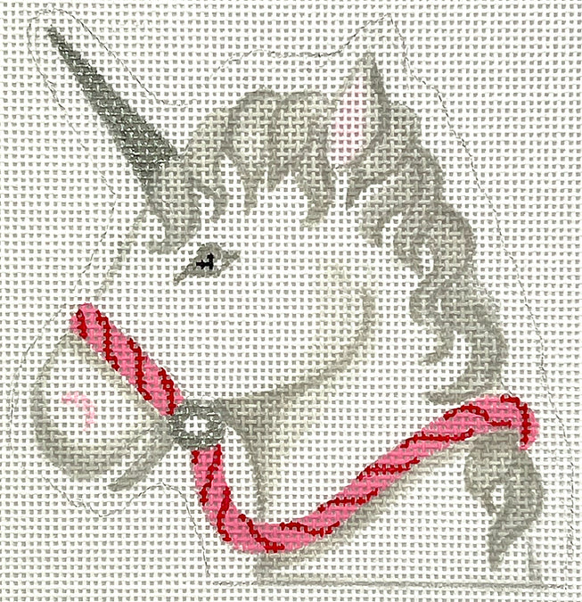 XM-195 Christmas Ornament - Unicorn Candy Cane Holder