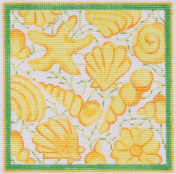 ALL13-04 Lilly Letter – Shells – yellows & greens - TS