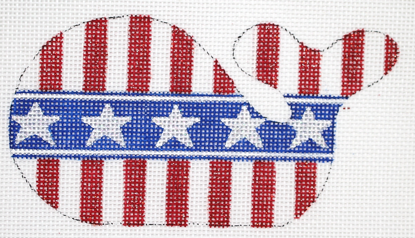 OM-230 Mini Whale – Patriotic Red & White Stripes w/ Starred Blue Stripe       - TS