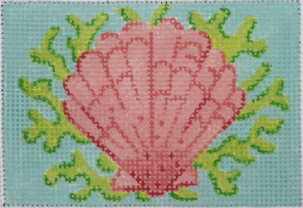 INSPCC-31 Planet Earth Credit Card Case Insert – Scallop & Seaweed on Soft Caribbean     - TS